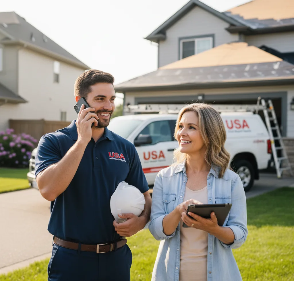 USA Roof Repair Experts customer support in Cabazon